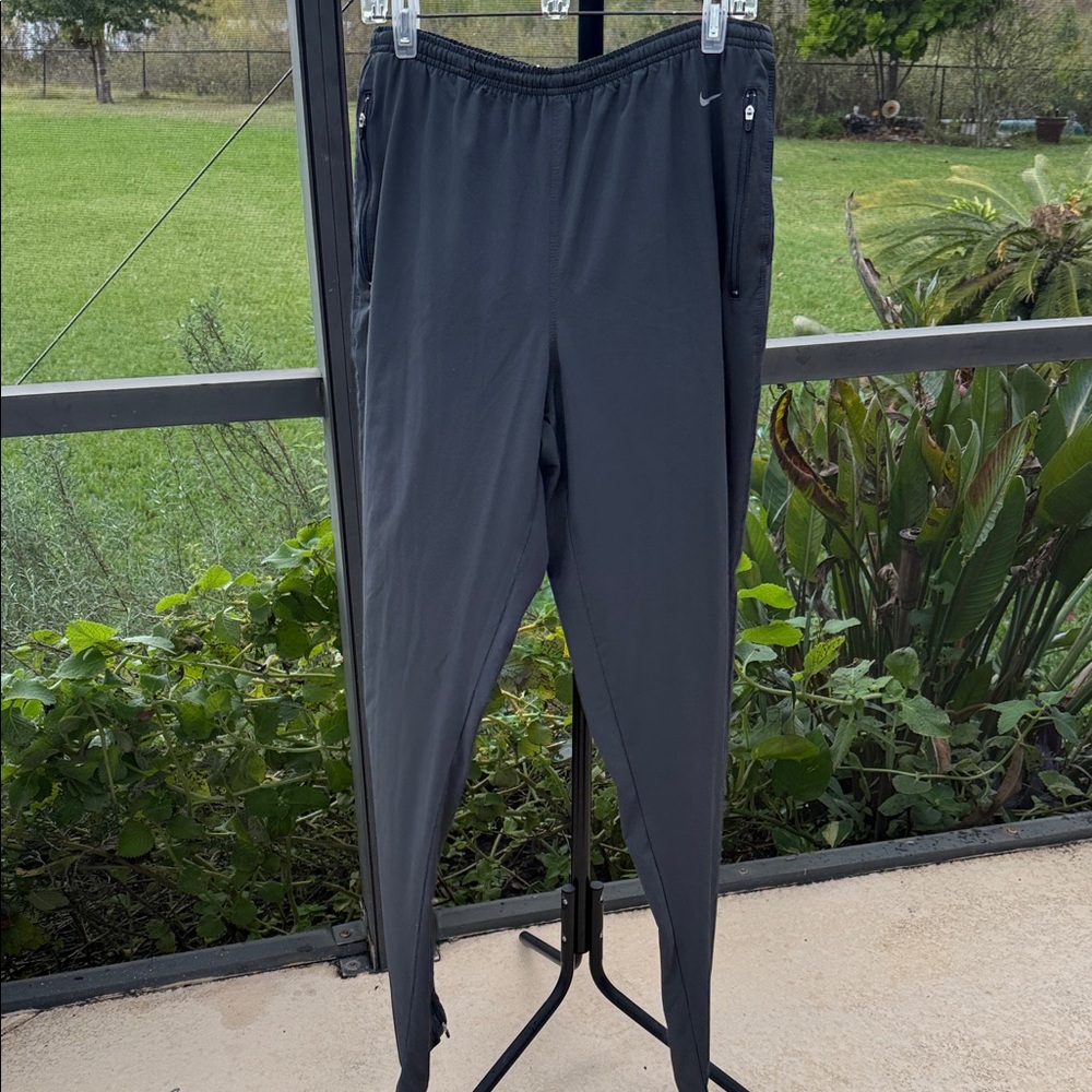 Nike Dri-Fit Charcoal Gray Track Pants unisex